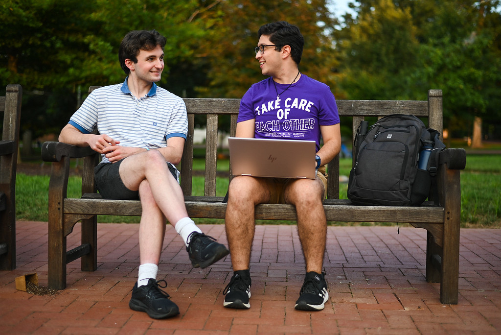 Two current student volunteers